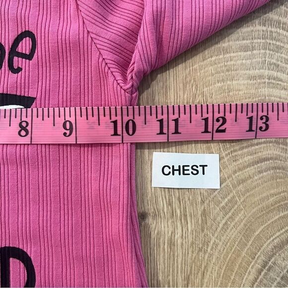 Fuchsia Cow Graphic “Not in the Moood” Toddler Long Sleeve 2T - Picture 4 of 6